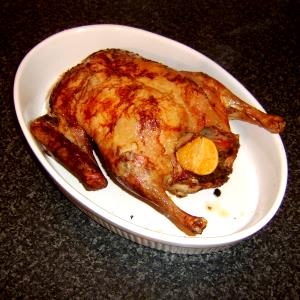 1 Oz, With Bone (yield After Cooking, Bone And Skin Removed) Roasted Duck (Skin Not Eaten)