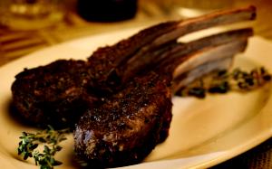 1 Oz, With Bone (yield After Cooking, Bone Removed) Lamb Ribs