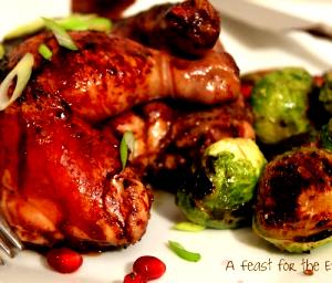 1 Oz, With Bone (yield After Cooking, Bone Removed) Roasted Cornish Game Hen (Skin Eaten)