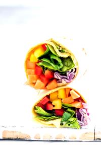 1 Oz Wrap Sandwich Filled with Vegetables