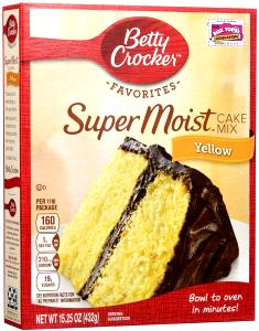 1 Oz Yellow Cake Mix, Pudding-Type