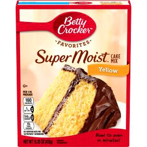 1 Oz Yellow Cake Mix without Icing (Egg Yellows and Water Added)