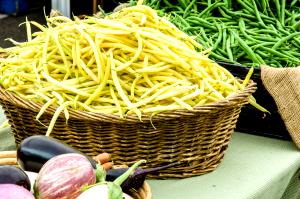 1 Oz Yellow Snap Beans (Without Salt, Drained, Cooked, Boiled)