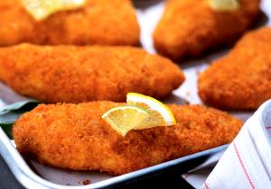 1 Pacific Cod Fillet (6-1/4" X 3" X 3/8") Fried Floured or Breaded Cod
