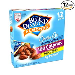 1 pack (18 g) 100 Calorie Raw Almonds & Cashews