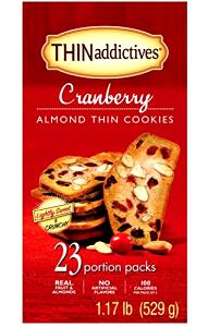 1 pack (21 g) Cranberry Almond Thins