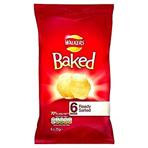 1 pack (25 g) Baked Ready Salted Crisps