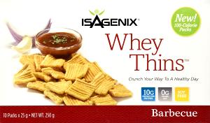 1 pack (25 g) Whey Thins - Barbecue