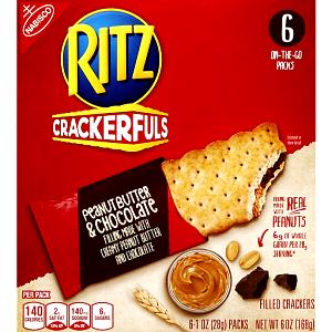 1 pack (28 g) Crackerfuls - Peanut Butter