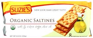 1 pack (31.25 g) Organic Saltines