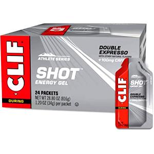 1 pack (32 g) Clif Shot Energy Gel - Double Espresso