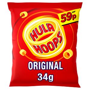 1 pack (34 g) Hula Hoops