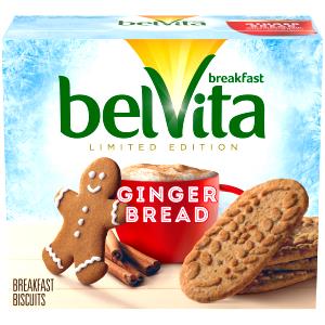 1 pack (4 biscuits) (50 g) Belvita Gingerbread Breakfast Biscuits