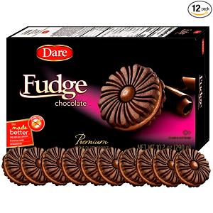 1 pack (4 cookies) (1.63 oz) Fudge Cremes