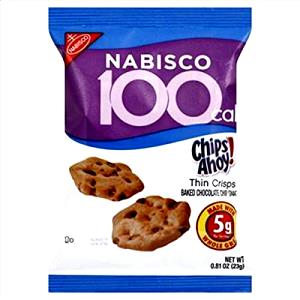 1 Pack Chocolate Chunk Cookies, 100 Calorie Pouch