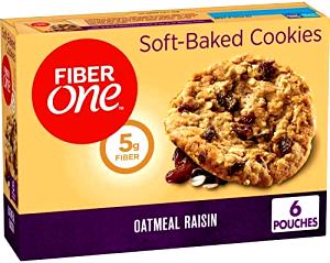1 Pack Oatmeal Raisin Cookies, Soft Baked, 100 Calorie Pouch