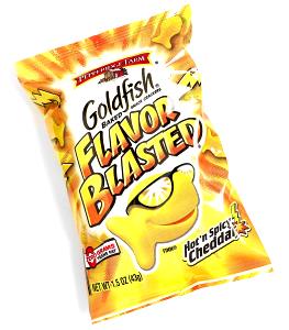 1 package (0.75 oz) Goldfish Flavor Blasted Hot