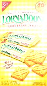 1 package (1 oz) Mini Lorna Doone Shortbread Cookies