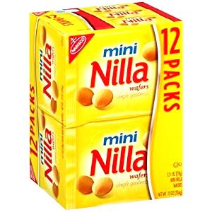 1 package (1 oz) Nilla Wafers Mini (Package)