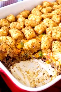 1 package (10 oz) Beef Tater Tot Casserole
