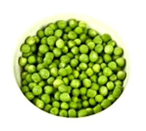 1 Package (10 Oz) Yields Green Peas (with Salt, Frozen, Drained, Cooked, Boiled)