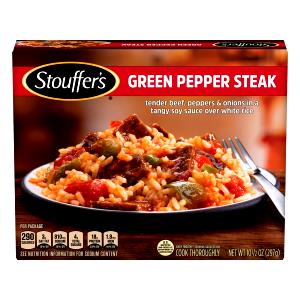 1 package (10.5 oz) Signature Classics Green Pepper Steak