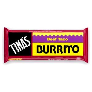 1 package (113 g) Beef Taco Burrito