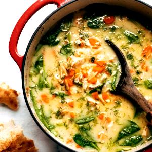 1 package (13 g) Lemon Chicken Soup
