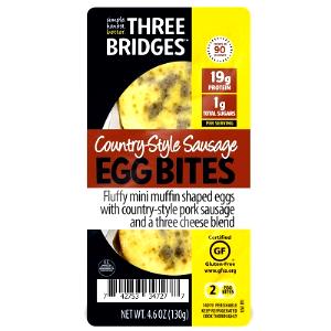 1 package (130 g) Country-Style Sausage Egg Bites