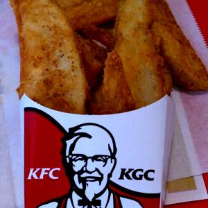 1 Package (134.0 G) Potato Wedges, Kentucky Fried Chicken (KFC)