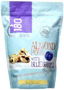 1 package (14 g) Almond Pops with Blueberries (Package)