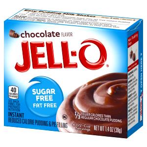 1 Package 1.4 Oz Box, 4 Servings Chocolate Puddings (Instant, Dry Mix, Low Calorie)