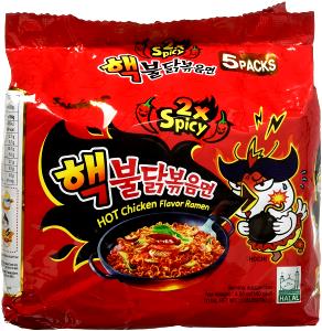 1 package (140 g) 2X Spicy Hot Chicken Flavor Ramen