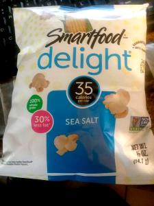 1 package (14.1 g) Delight Sea Salt Popcorn (Package)