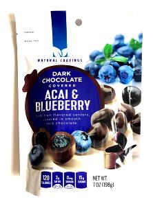1 package (15 g) Dark Chocolate Acai with Blueberry (15g)
