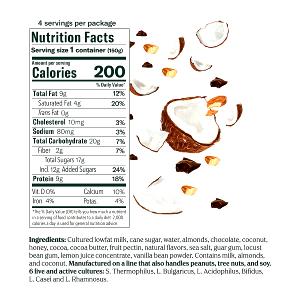 1 package (150 g) Coconut Greek Lowfat Yogurt with Almond Granola