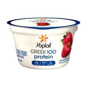 1 package (150 g) Greek 100 Strawberries & Cream