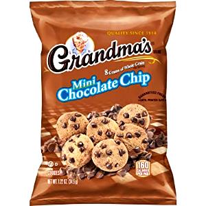1 package (1.55 oz) Mini Chocolate Chip Cookies