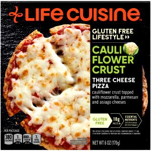 1 package (170 g) Cauliflower Crust Three Cheese Pizza