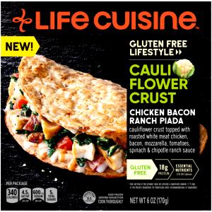1 package (170 g) Chicken bacon ranch piada