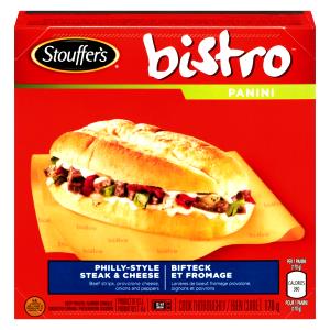 1 package (170 g) Philly Cheesesteak Panini