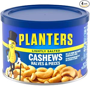 1 package (17.5 g) Cashew Halves & Pieces 100 Calorie Pack