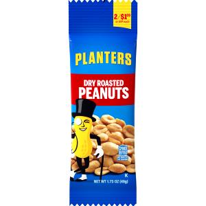 1 package (1.75 oz) Dry Roasted Peanuts (Package)