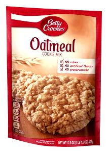 1 Package (17.5 Oz) Oatmeal Cookies (Dry Mix)