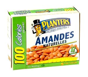 1 package (18 g) Sensible Snacking Natural Almonds