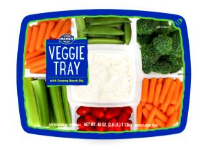 1 package (184 g) Vegetable Tray