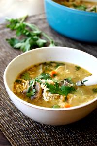 1 package (198 g) Mushroom Parmesan Soup with Chicken