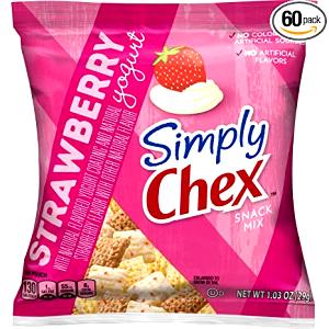 1 package (20 g) Chex Strawberry Yogurt 100 Calorie Snack Pack
