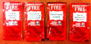1 package (21 g) Border Sauce - Fire