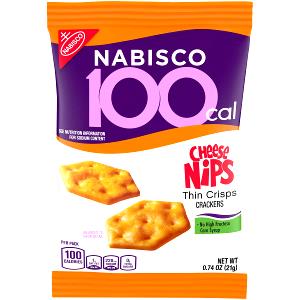 1 package (21 g) Cheese Nips Baked Snack Crackers 100 Calorie Packs